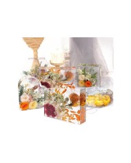 Dekoratif Silikon Kalıp Epoksi Döküm Kalıbı-Dikdörtgen -Kod:1043