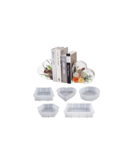 Dekoratif Silikon Kalıp Epoksi Döküm Kalıbı-Yuvarlak -Kod:1045