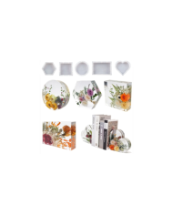 Dekoratif Silikon Kalıp Epoksi Döküm Kalıbı-Yuvarlak -Kod:1045