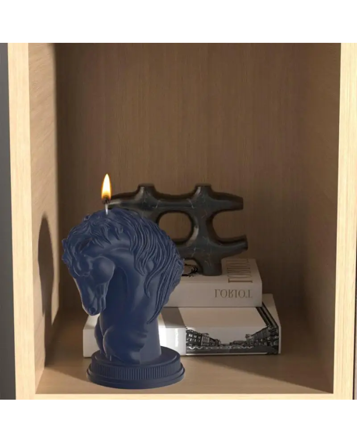 At Şekilli Reçine Epoksi Hobi Silikon Mum Kalıbı - Kod: 1167