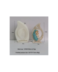 Katolik Aile Mum Kalıbı - Hobi Silikon Kalıbı