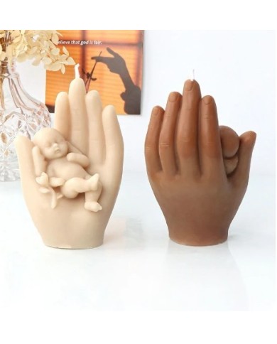 Melek Bebek Şekli - Reçine Epoksi Hobi Silikon Mum Kalıbı