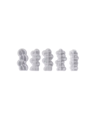 Yonca Modeli 3D Mum Hobi Silikon Kalıbı - Kod: 1151