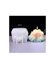 Kabuk Model - Reçine Epoksi Hobi Silikon Mum Kalıbı - Kod:1176