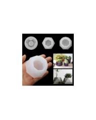 3D Saksı Kalıbı - Reçine Epoksi Hobi Silikon Mum Kalıbı