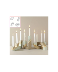 Kademeli Şekil Mumluk Kristal Epoksi Reçine Kalıp