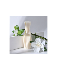 Vazo Şekli Geometrik Mum Kalıbı - Hobi Silikon Kalıbı -Kod:1147