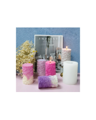 Kelebek Sütunlu Mum Kalıbı- Hobi Silikon Kalıbı Kod:1192