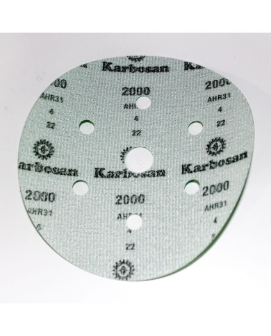 1 Adet - Karbosan AHR31/2000 - 7 Delikli - Yeşil - Cırt Zımpara