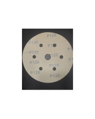 1 Adet - Karbosan 150 mm P120 - 7 Delikli - Sarı - Cırt Zımpara