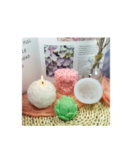 3d Lotus Model - Reçine Epoksi Hobi Silikon Mum Kalıbı