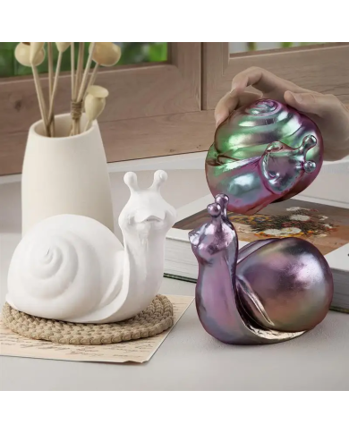 Salyangoz Model Reçine Epoksi Hobi Silikon Kalıp - Kod:1198