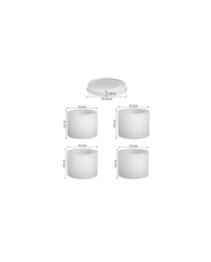 Balık Sırtı Model Saksı Kalıbı - Reçine Epoksi Hobi Silikon Mum