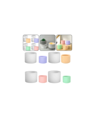 Balık Sırtı Model Saksı Kalıbı - Reçine Epoksi Hobi Silikon Mum