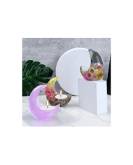 Ay Şekli Epoksi Reçine Silikon Kalıp Kod:1204