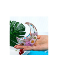 Ay Şekli Epoksi Reçine Silikon Kalıp Kod:1204