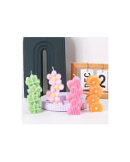 Papatya Model Mum Kalıbı - Hobi Silikon Kalıbı Kod:1206