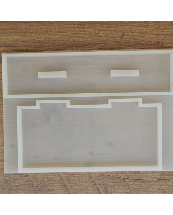 Düz Masa Üstü İsimlik Epoksi Reçine Silikon Kalıp Kod: