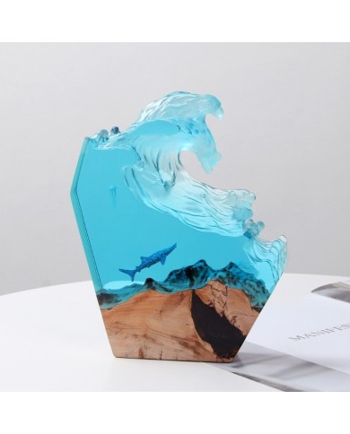 Deniz Dalgası Epoksi Reçine Silikon Kalıbı - Hobi Silikon