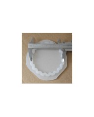 1 Adet - Reçine Epoksi Tırtıklı Magent Kalıp - Kod: