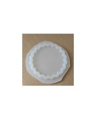 1 Adet - Reçine Epoksi Tırtıklı Magent Kalıp - Kod: