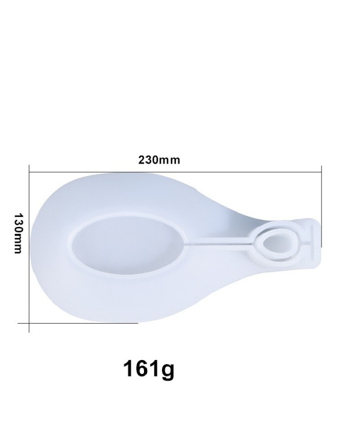 Oval Kaşıklık Epoksi Kalıbı - Hobi Silikon Kalıbı Kod: 1214