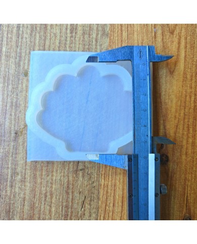 Mutlu Midye Epoksi Kalıbı 4'lü - Kod: