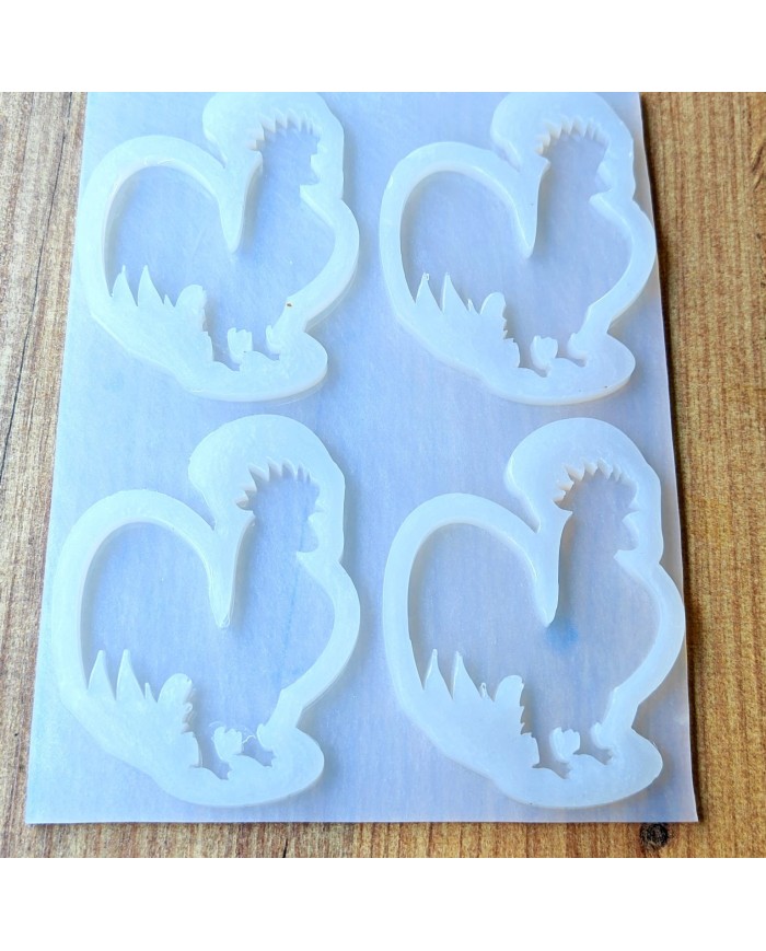 Mutlu Horoz Epoksi Kalıbı 4'lü - Kod: