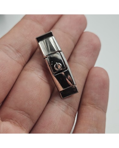 Metal Klipsli Çok Amaçlı Kapama - Gümüş