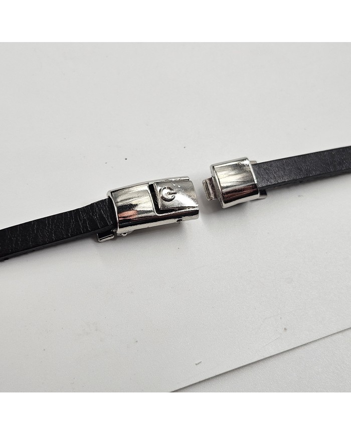 Metal Klipsli Çok Amaçlı Kapama - Siyah