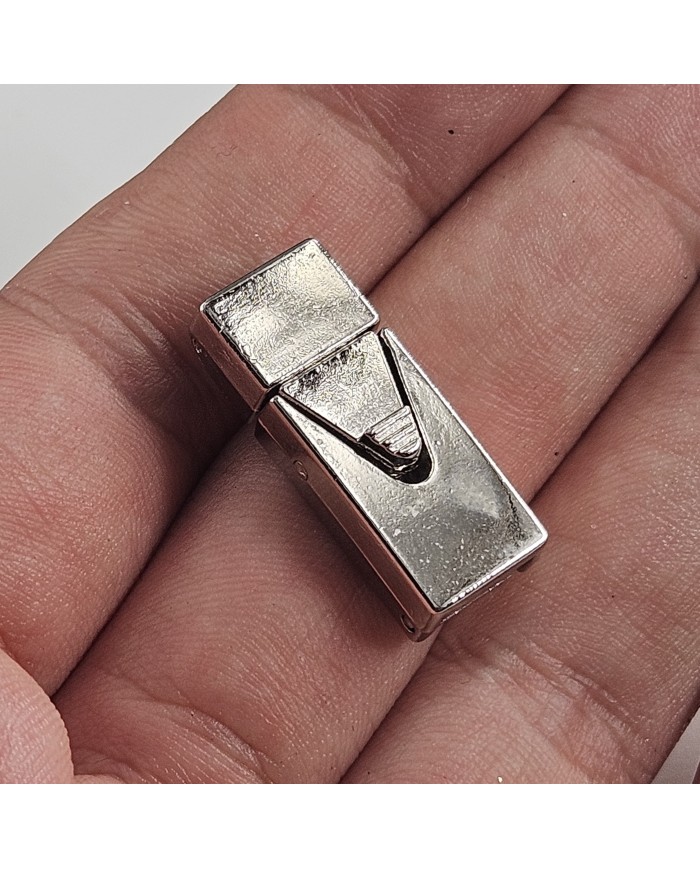 Metal Klipsli Çok Amaçlı Kapama - Gümüş