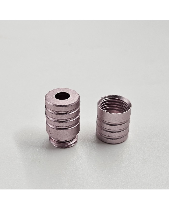 Metal Klipsli Çok Amaçlı Silindir Kapama - Toz Pembe