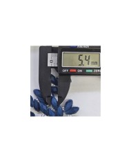 İpe Dizili Yandan Delikli Kristal Boncuk - Janjanlı Şampanya