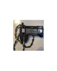 6x12mm İpe Dizili Deve Tabanı Huni Kristal Boncuk Fuşya - 1 Dizi