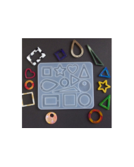 EPOKSİ REÇİNE SİLİKON KALIP - ÇOKLU TAKI KALIBI - 125