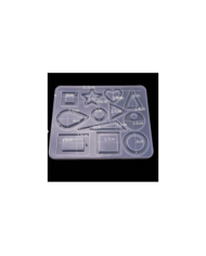 EPOKSİ REÇİNE SİLİKON KALIP - ÇOKLU TAKI KALIBI - 125