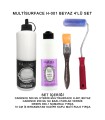 500ML H:01 BEYAZ HYBRİD + 250ML PARLAK VERNİK 4'LÜ SET