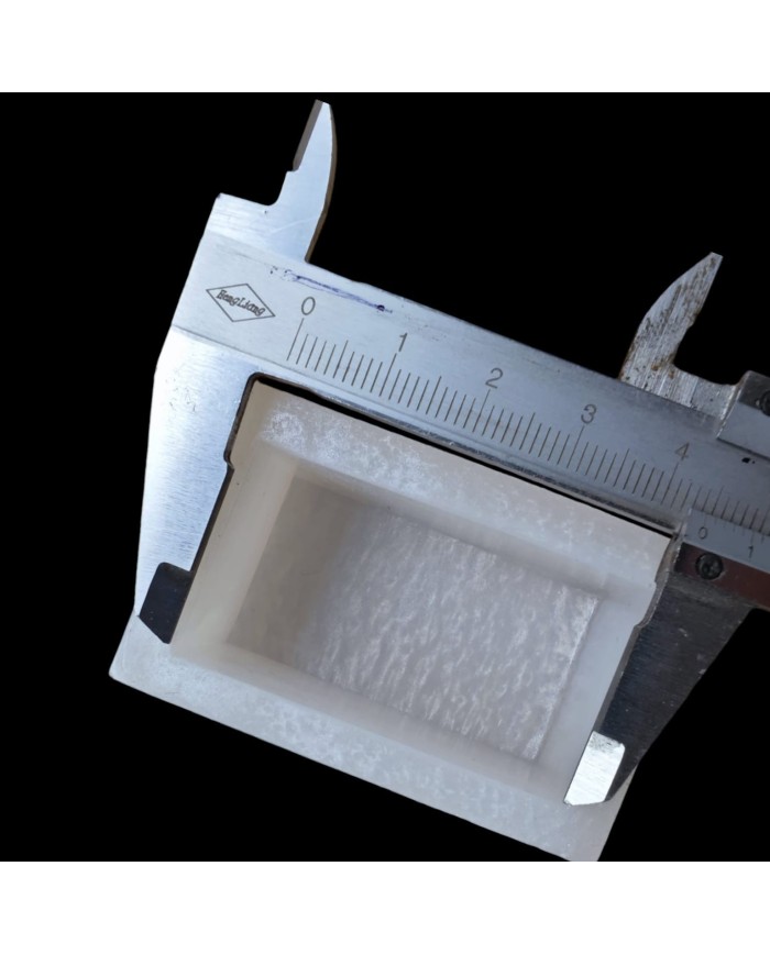 Dikdörtgen Beton ve Epoksi Silikon Kalıbı - 2x4cm
