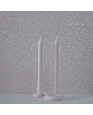 2 Uçlu Mika Mum Kalıbı - Kod: