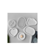 Bubble Kalp Tabak Epoksi ve Beton Silikon Kalıp - Kod: 1026D