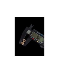 Zarif Fiyonk Zirkon Taşlı Takı Kapama - 9x16mm