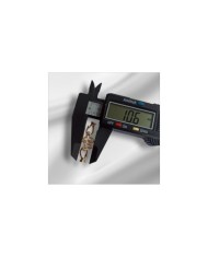 Üçlü Yonca Motifli Taşlı Takı Kapama - 10x33mm