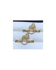 Altın Kelebek Kilitli Takı Kapama - 21x36mm