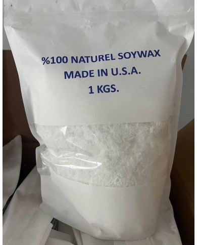 Amerikan Soya Wax %100 Natural 1 Kg