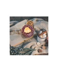 Yelpaze Desenli Epoksi Beton ve Mum Kalıbı - Kod: 1175B