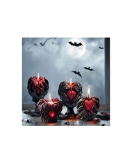 Aşkın Kalbi Epoksi Mum ve Beton Kalıbı - Kod: 1203B