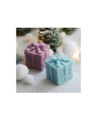 Hediye Kutusu Epoksi Mum ve Beton Kalıbı - Kod: 1081B