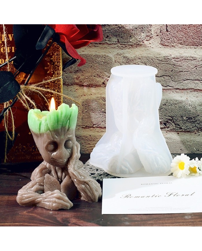 Grood Ağaç Mum ve Beton Kalıbı - Kod: 481B