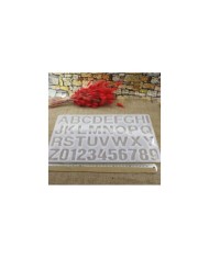 5 Adet Harf Reçine Epoksi Kalıbı -Kod:220