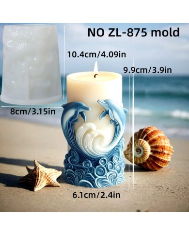 Yunus Model Silikon Mum Beton Kalıbı kod 1084F